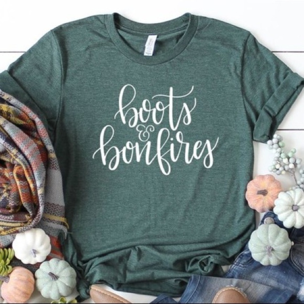 Boots + Bonfires Graphic Tee